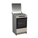 COCINA 21" GRIS, 4 QUEMADORES, PLANO INOXIDABLE ECOLINE NOELIA