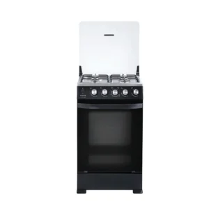 COCINA 21" NEGRA, 4 QUEMADORES ECOLINE LUCIANA NEGRO MATE
