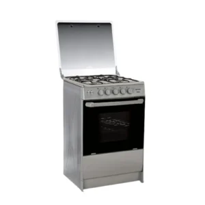 COCINA 24" GRIS, 4 QUEMADORES, PLANO INOX ECOLINE BIANCA SILVER