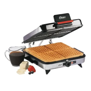 WAFLERA, PARRILLA, SANDUCHERA 3 EN 1 CROMADA OSTER CG120W