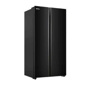 REFRIGERADORA TCL SIDE BY SIDE 19 PIES, NEGRA TIPO ESPEJO P520SBGB