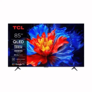 TELEVISOR TCL 85 GOOGLE TV SMART, COMANDO DE VOZ, MANOS LIBRES, BLUETOOTH, 4K, QLED 85P8K