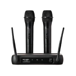 AUDIO MICRÓFONO DOBLE CANAL INALÁMBRICO ITALY ITL460