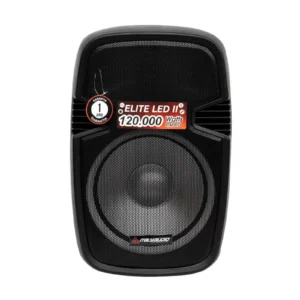 PARLANTE 15", 120.000 WATTS, MICRÓFONO, PEDESTAL ELITE LED II
