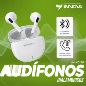AUDIFONOS TSZ BLANCOS WIRELESS INNOVA K0176