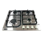 COCINA DE EMPOTRE RCA INOXIDABLE 60 CM. 4 QUEMADORES 60S-401
