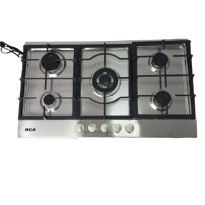 COCINA DE EMPOTRE RCA INOXIDABLE 90 CMS. 5 QUEMADORES 90S-005