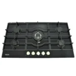 COCINA DE EMPOTRE RCA NEGRA DE VIDRIO 90 CMS. 5 QUEMADORE 90G-060