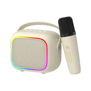 PARLANTE PORTABLE BEIGE KARAOKE SPEAKER 5W INNOVA IN-SK818BT