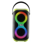 PARLANTE RECARGABLE RCA , RADIO FM, 5" X 2 FIESTA