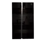 REFRIGERADORA RCA NEGRA TIPO ESPEJO SIDE BY SIDE, PANEL DIGITAL, INVERTER, 21 PIES MRF-595WB