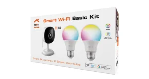 KIT DISPOSITIVOS INTELIGENTES NEXXT CÁMARA + DOS BOMBILLAS