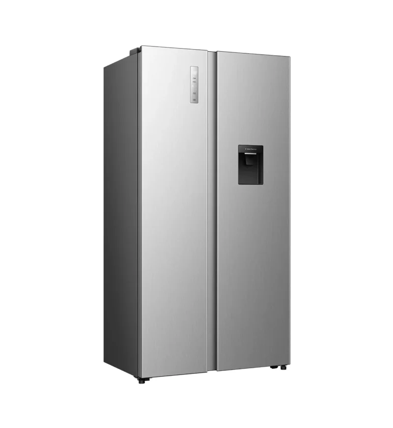 REFRIGERADORA SIDE BY SIDE 529LTS. INVERTER-NF/ INOX / DISPENSADOR DE AGUA/ multi air flow HISENSE