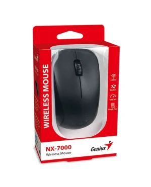 MOUSE GENIUS NX-7000 WIRELESS NEGRO BLUEEYE RF 2.4GHZ WIN Y MAC