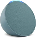 PARLANTE AMAZON ECHO POP B09ZX1LRXX COMPACTO / VERDE AZULADO / ALEXA / WIFI 5 / BT / EERO