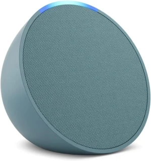 PARLANTE AMAZON ECHO POP B09ZX1LRXX COMPACTO / VERDE AZULADO / ALEXA / WIFI 5 / BT / EERO