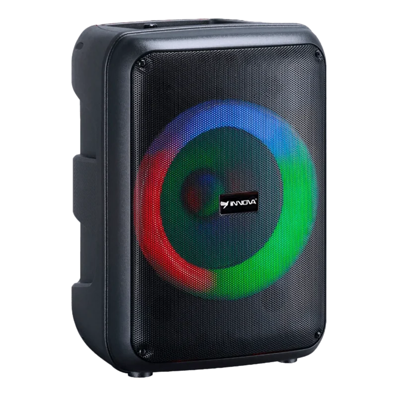 PARLANTE INNOVA IN-PARL8 COLORS 8" 10W RECARGABLE CICLE LIGHT
